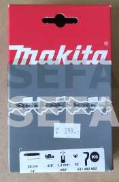 52E 3/8" 1,3 mm řetěz např. pro Makitu a Dolmar