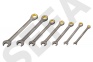 Sada ráčnové klíče kloubové FESTA 7ks 8-19mm 72T vyrobeny kováním z kvalitní chrom-vanadové oceli