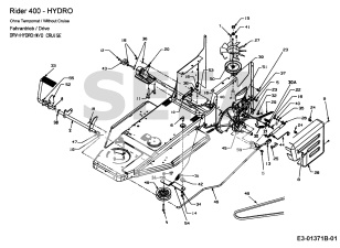 Řemen pojezdový MTD hydro některé starší modely např.: Yard-Man HF4145  13AP414F643 (2000)