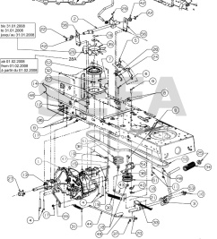Pojezdový řemen pro MTD 175/107H Motor - Převodovka hydrostat 13EN792G615 (2009)